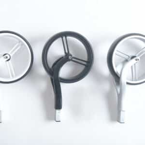 Hilfsrad go-Serie aus Carbon in Rahmenfarbe